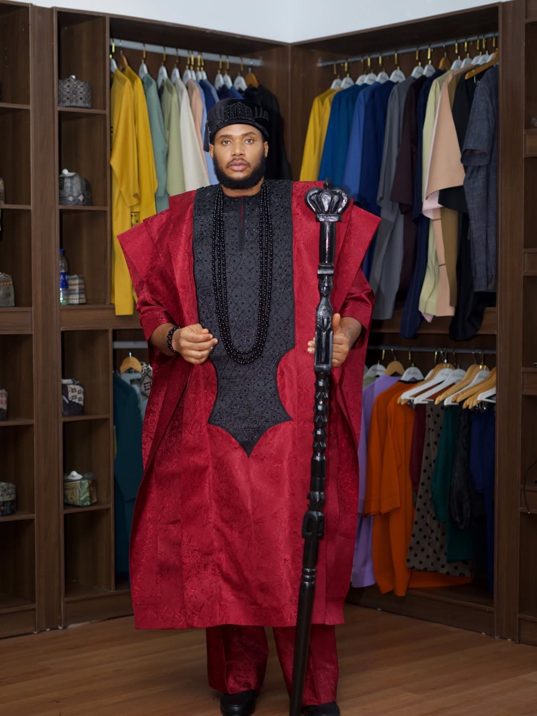 AGBADA WITH MATCHING FILA